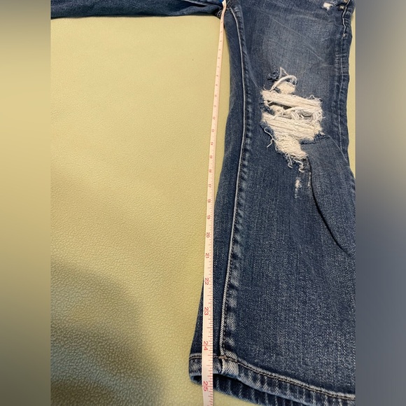 Silver Mazy Slim Cropped embroidered jeans, size 29 - Picture 7 of 8